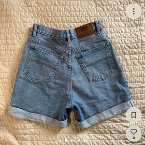 Vintage High Waisted Jean Shorts